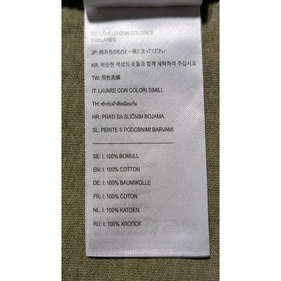 Fjällräven Lagerplats Graphic T-Shirt Olive Green Men’s Medium Outdoors - Picture 7 of 10